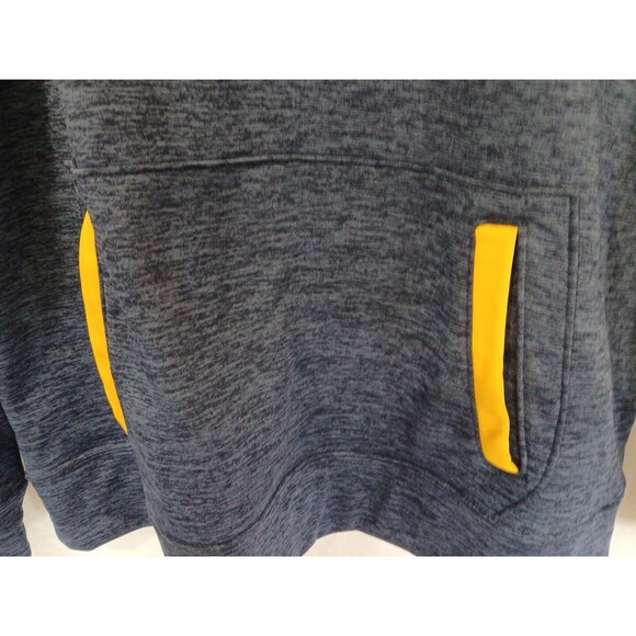 New Hobbs Eagle Nation Design Hoody Adult Large Navy/Gold Front Pockets Pullover - Picture 3 of 12
